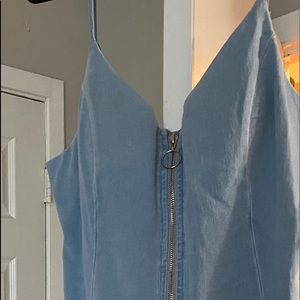 Blue jean dress, brand new without tags